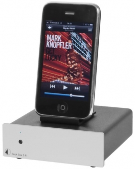 Pro-Ject Dock Box S Fi silber (Audiophile Dockingstation) 